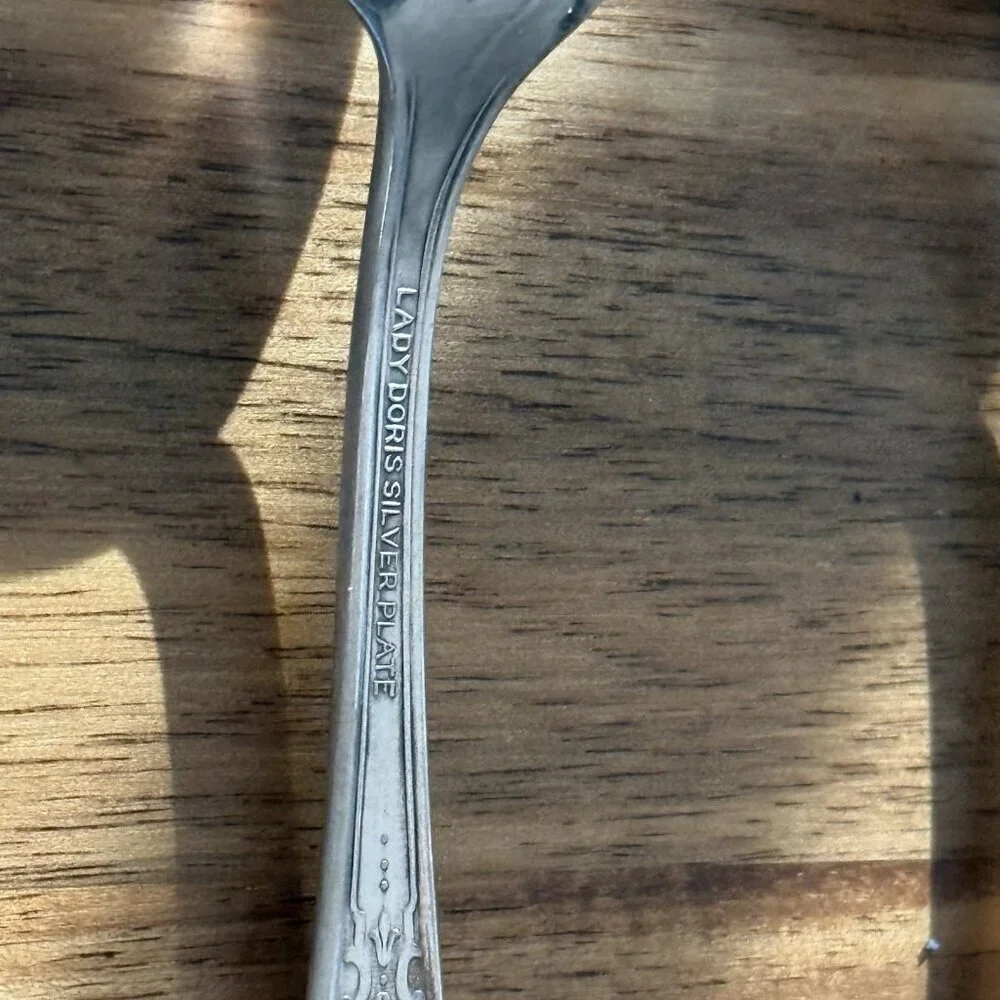 International Silver Plate Lady Doris Soup Spoon 3 Pc Set Vintage Collectible